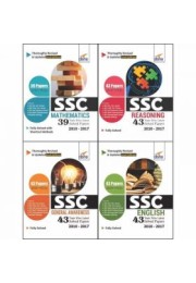 SSC Topic-wise LATEST 43 Solved Papers (2010-2017) - set of 4 Books